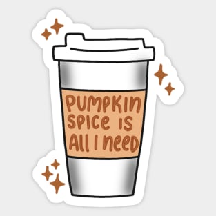 Pumpkin Spice Sticker